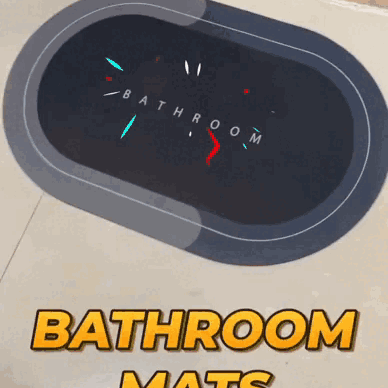 Bathroom Mat Water Absorbing (Pair of Three)